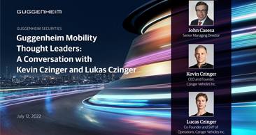 Mobility Thought Leaders: A Conversation With Czinger Vehicles Inc. Co-Founders Kevin and Lukas Czinger