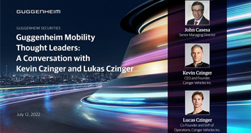 Mobility Thought Leaders: A Conversation With Czinger Vehicles Inc. Co-Founders Kevin Czinger and Lukas Czinger