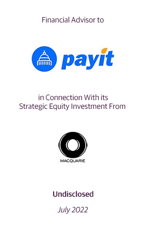 Financial Advisor to PayIt.