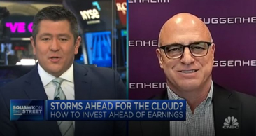 John DiFucci Joins CNBC 'Squawk on the Street' to Discuss Cloud Stocks