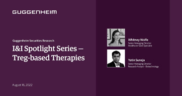I&I Spotlight Series: Treg-Based Therapies